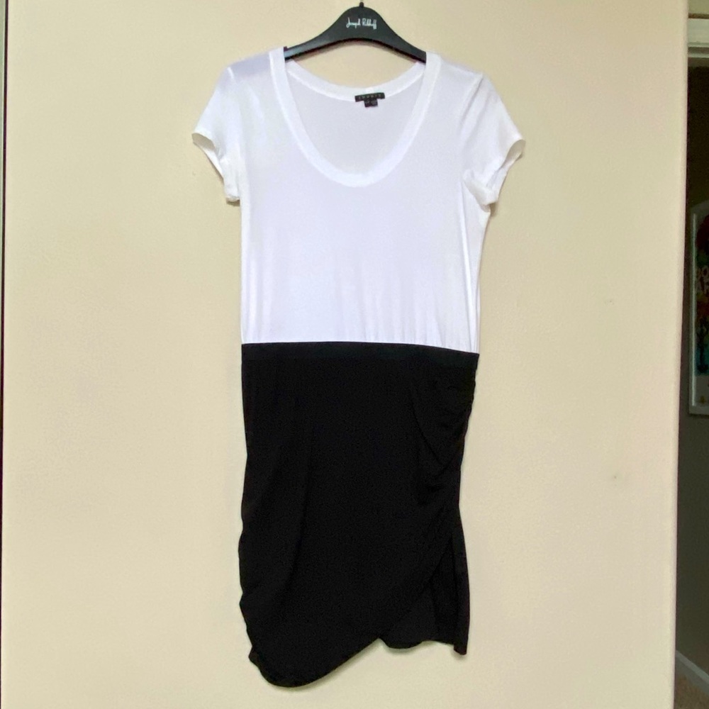 Theory black and white dress - Size Small